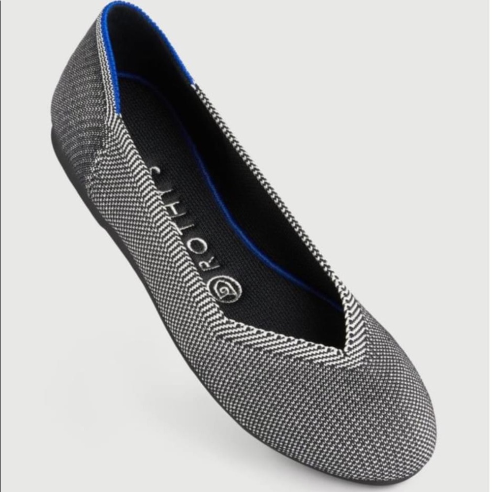 Rothy’s Grey Birdseye Flat